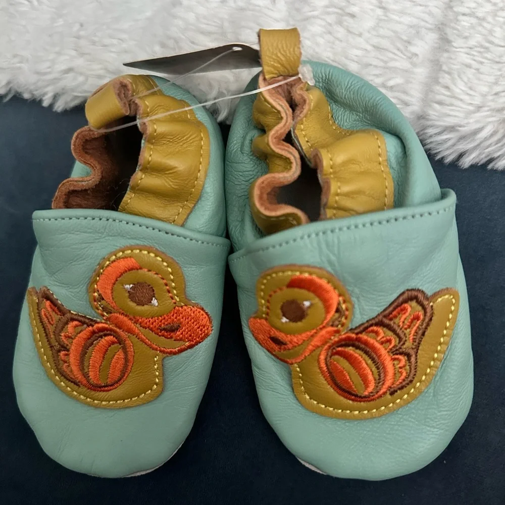 NWT Native Soles Vegan Leather Baby Walker Shoes 12-18 Months